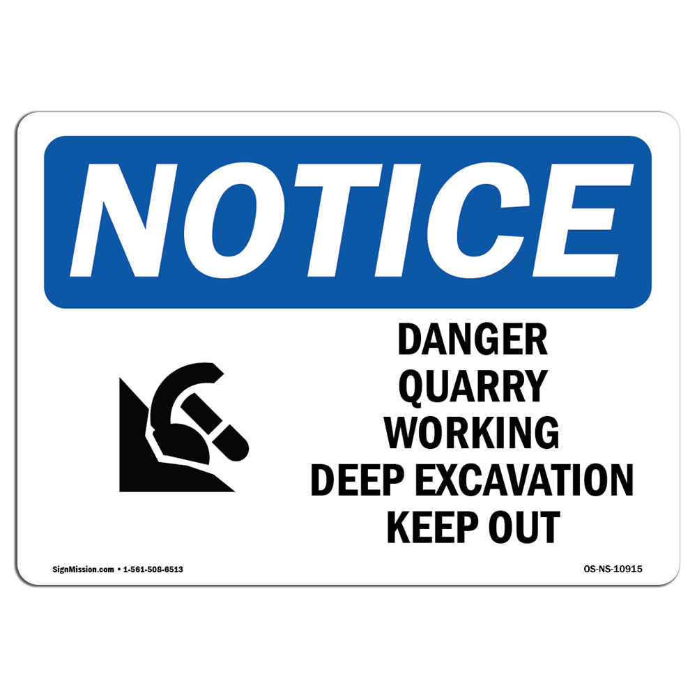 Danger Quarry Workings Deep