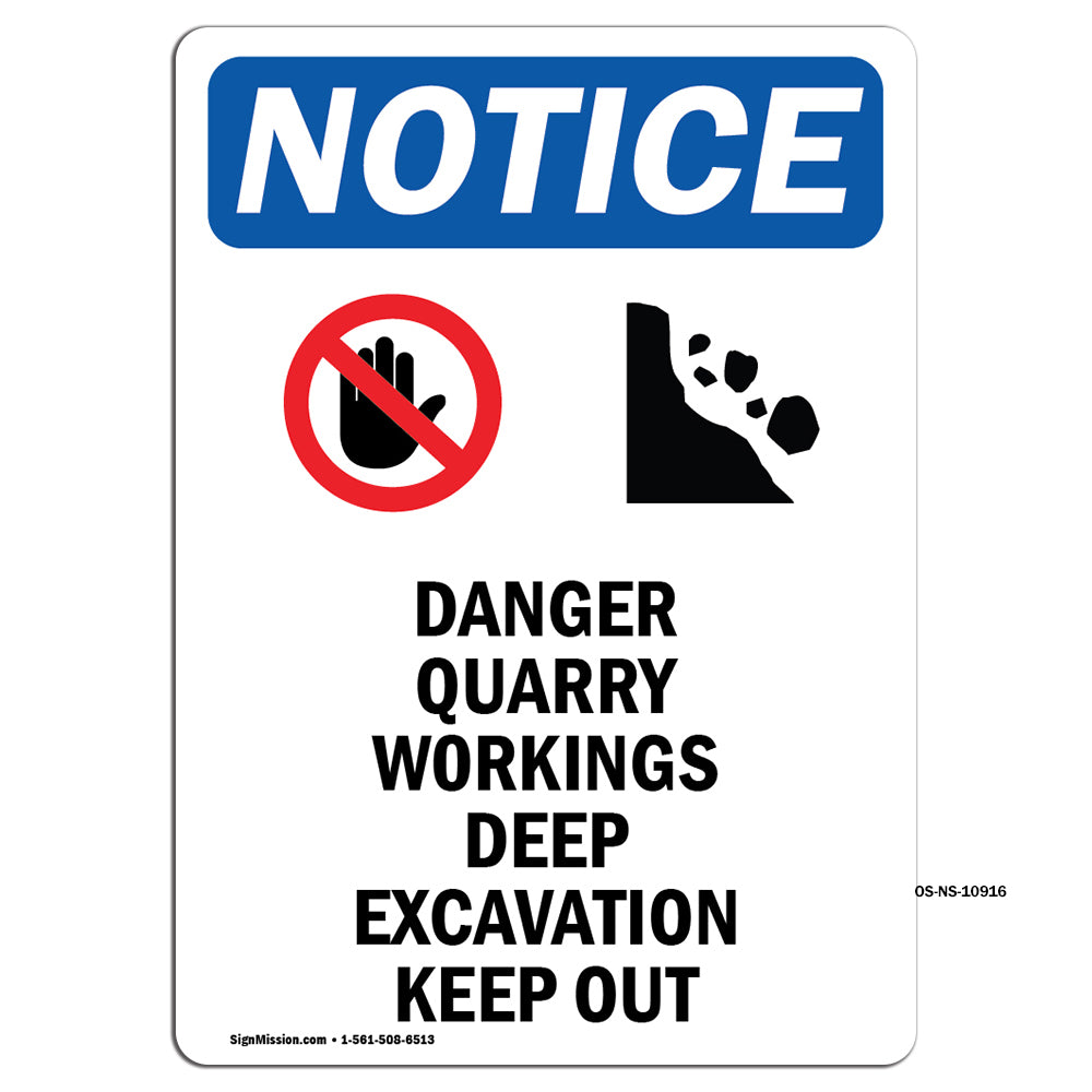 Danger Quarry Workings Deep