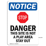 Danger This Site Is Not A Play