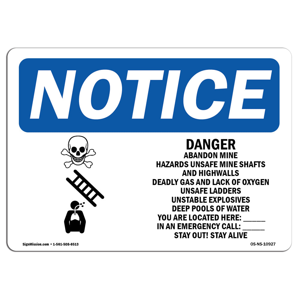 Danger! Abandoned Mine Hazards