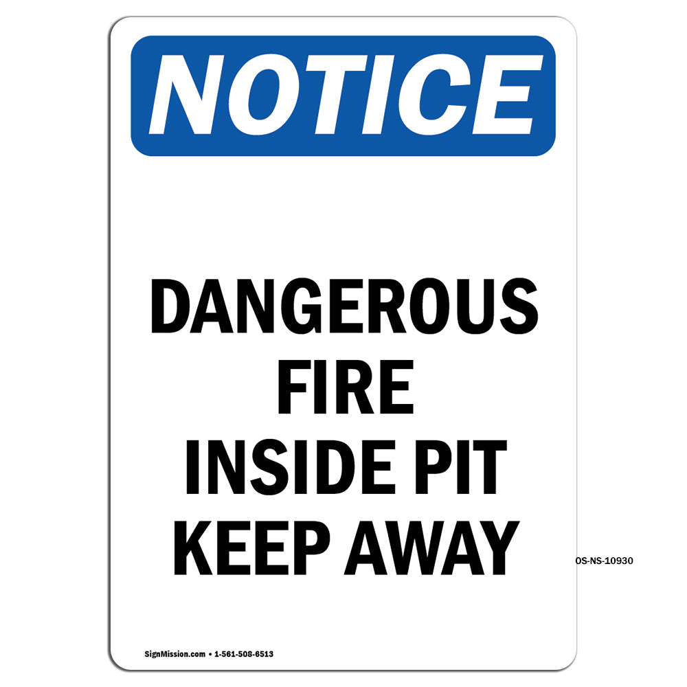 Dangerous Fire Inside Pit Keep Away