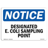 Designated E. Coli Sampling Point