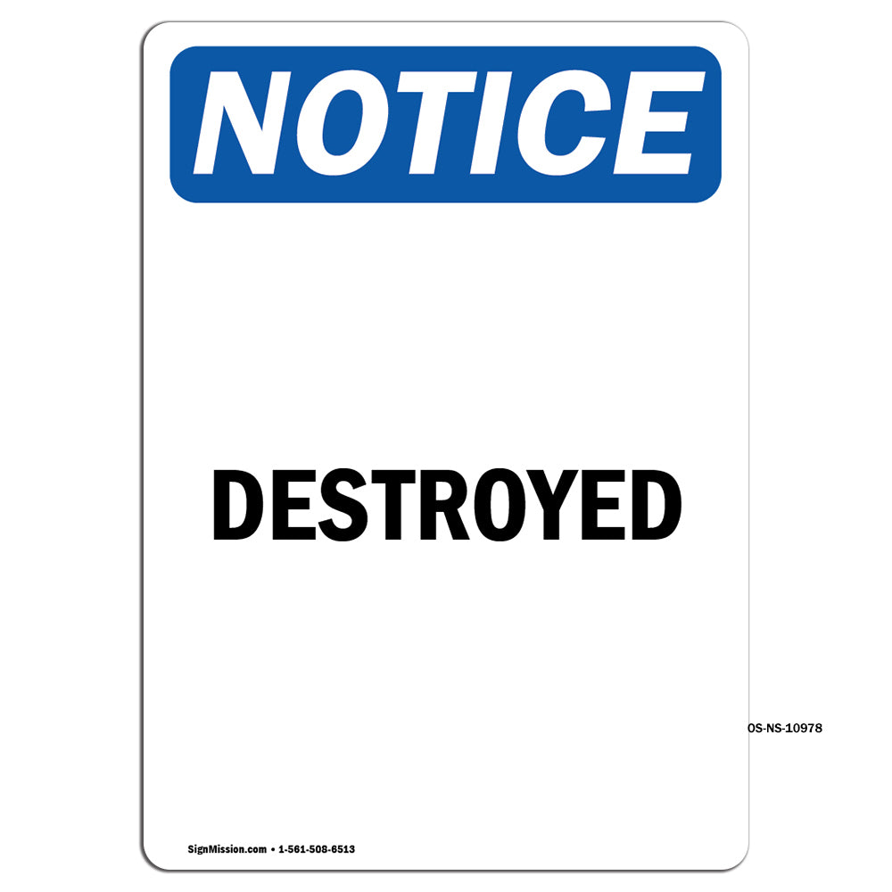 Destroyed