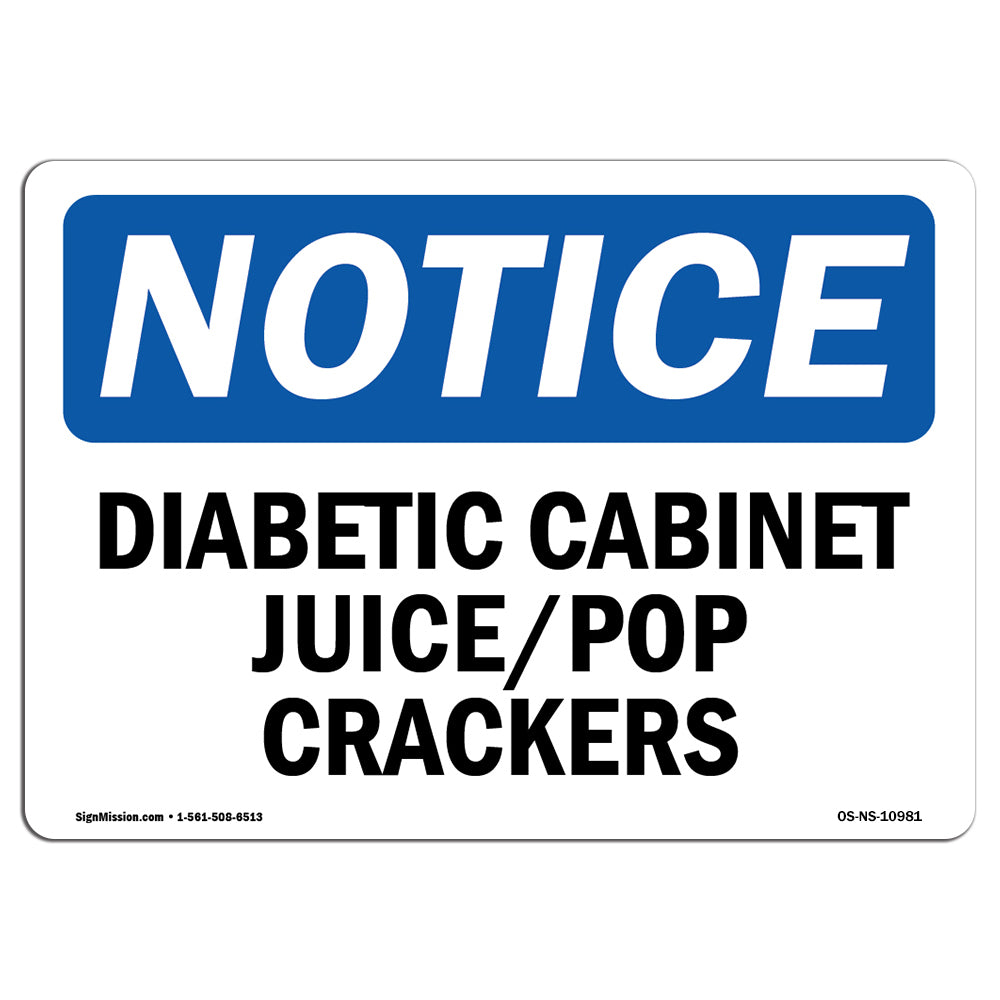 Diabetic Cabinet Juice Pop Crackers