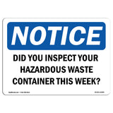 Did You Inspect Your Hazardous