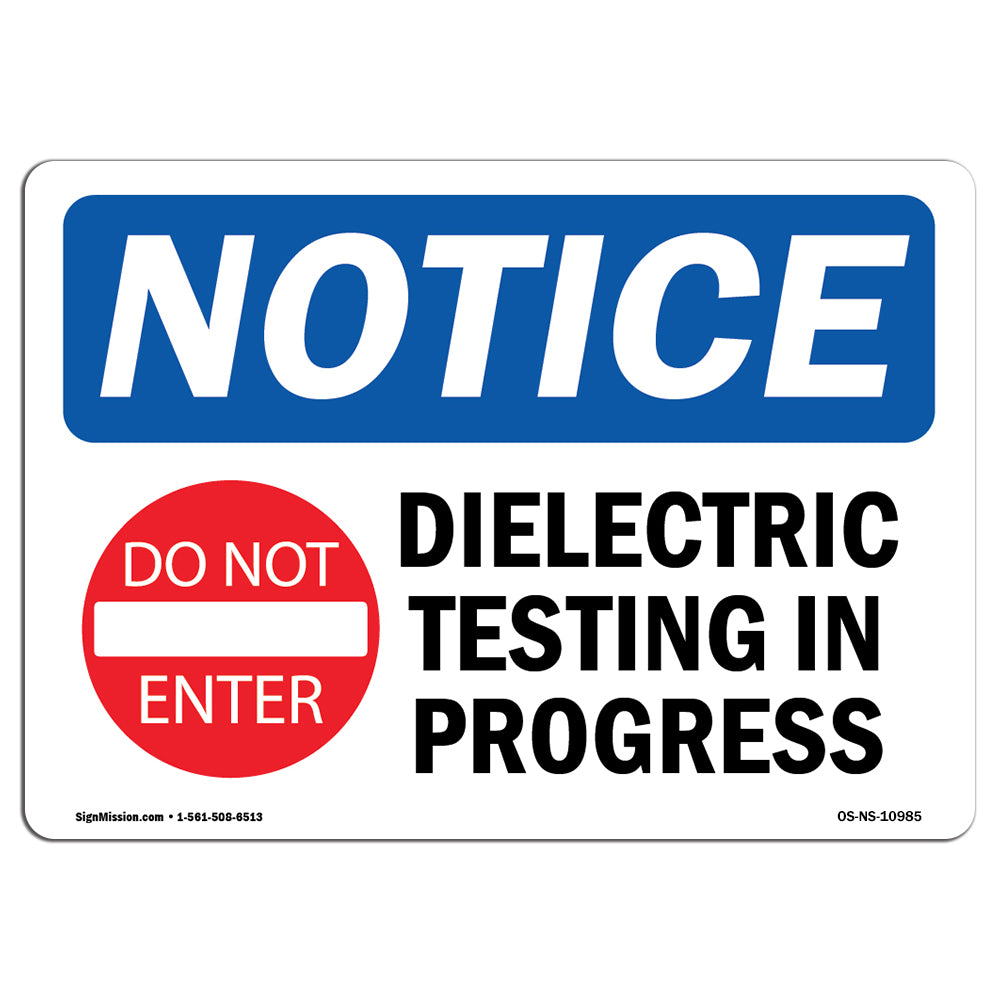 Dielectric Testing In Progress