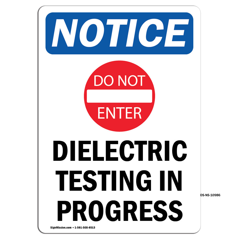 Dielectric Testing In Progress