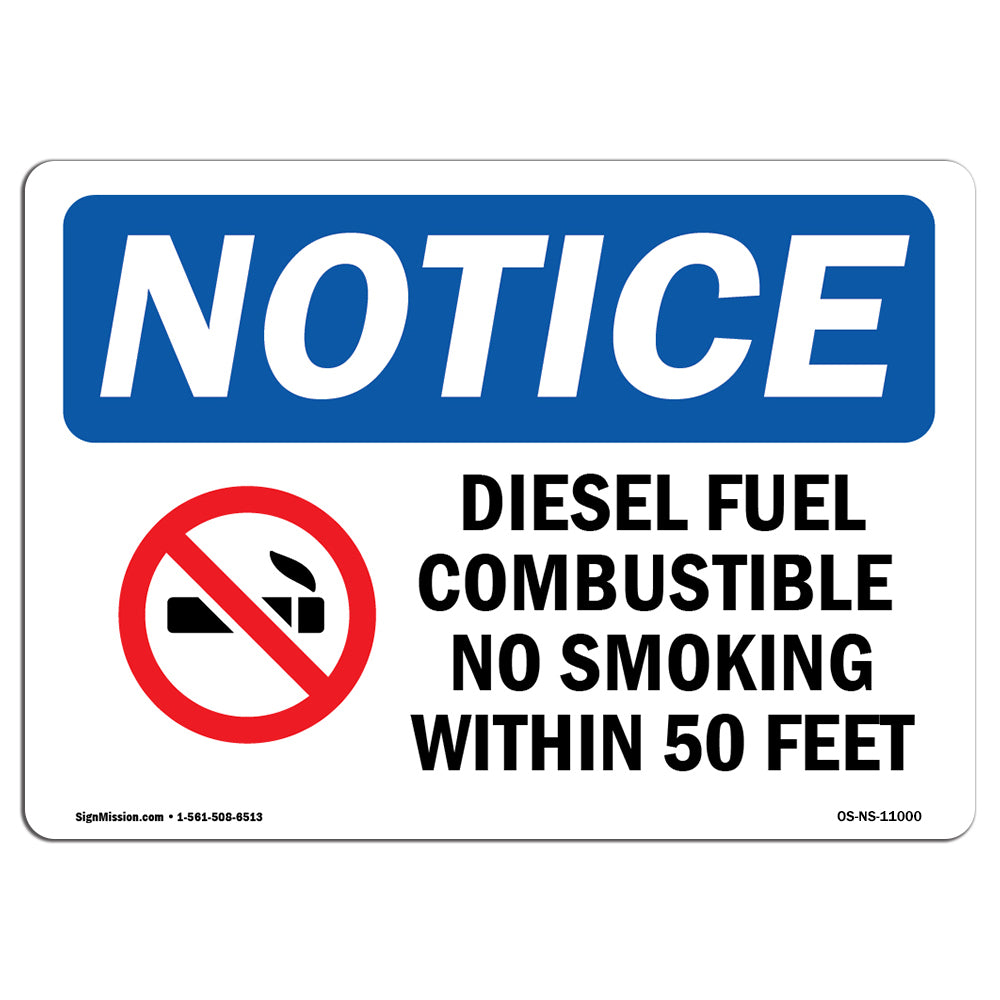 Diesel Fuel Combustible No Smoking
