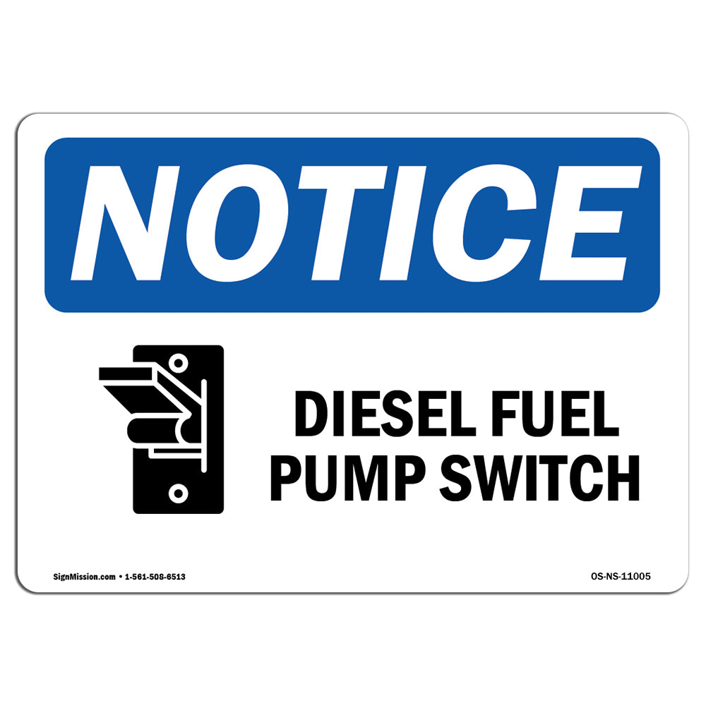 Diesel Fuel Pump Switch