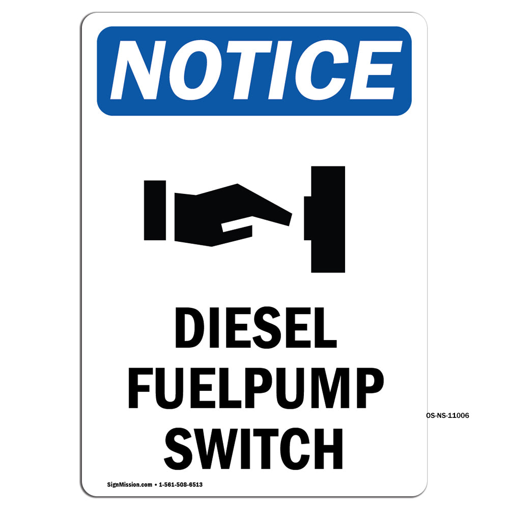 Diesel Fuel Pump Switch