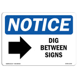 Dig Between Sign [Right Arrow]