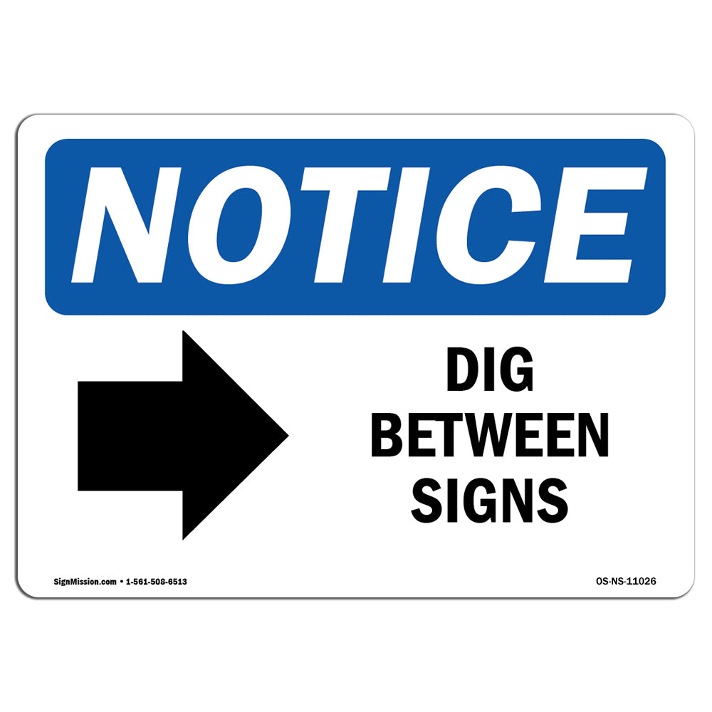 Dig Between Sign [Right Arrow]