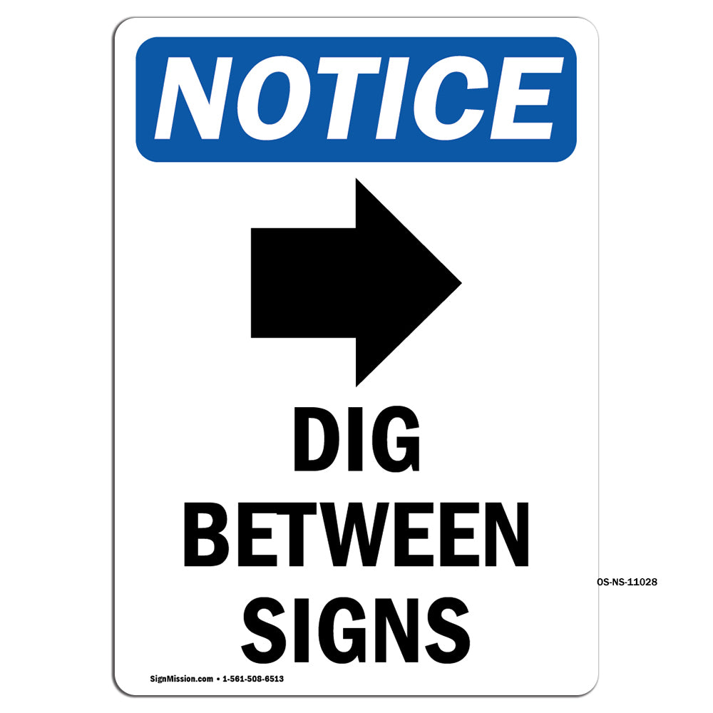Dig Between Sign [Right Arrow]