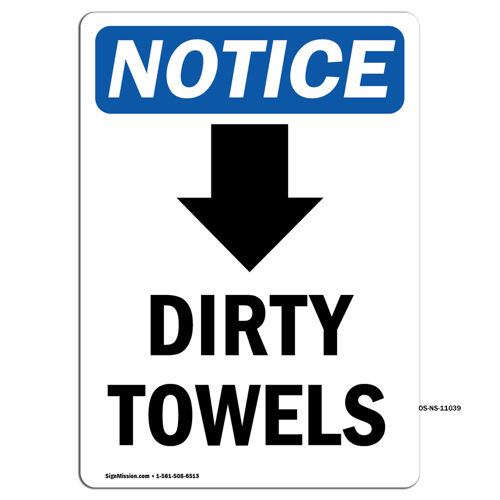 Dirty Towels [Down Arrow]