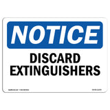 Discharged Extinguishers