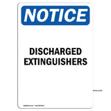 Discharged Extinguishers