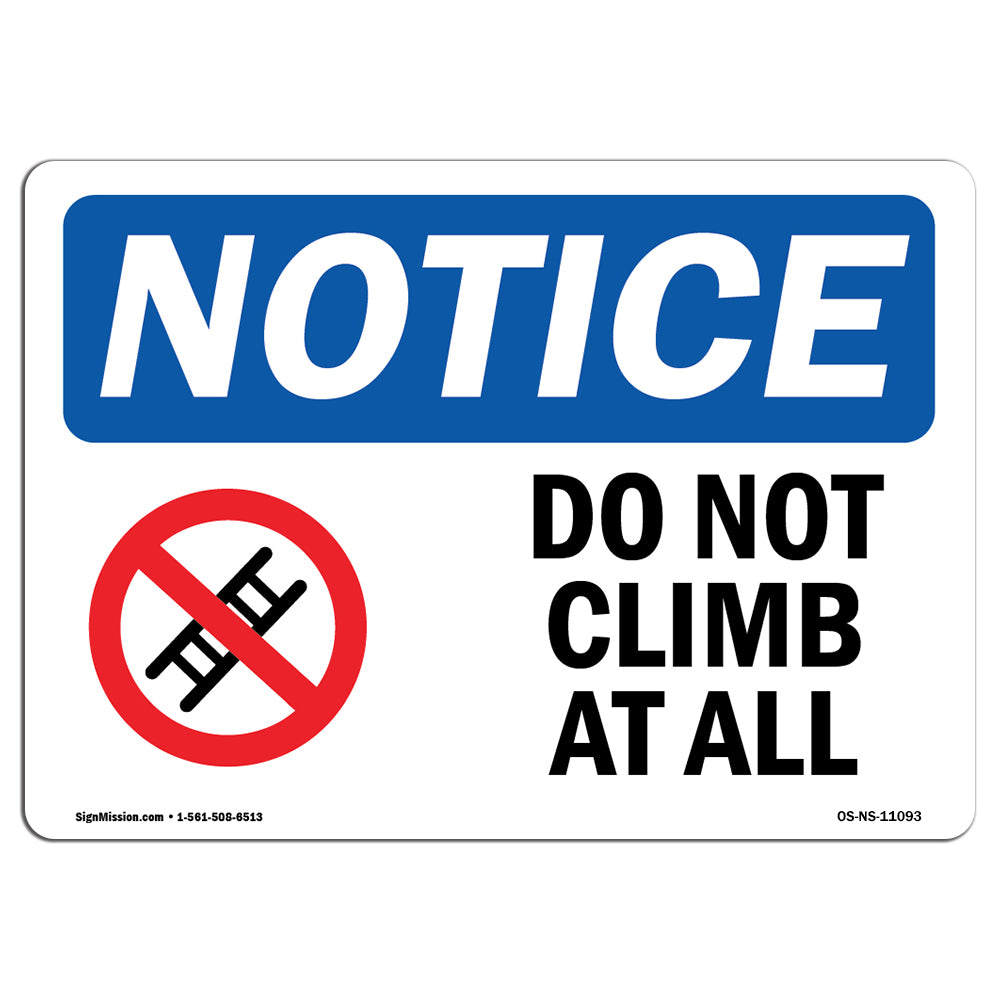 Do Not Climb At All