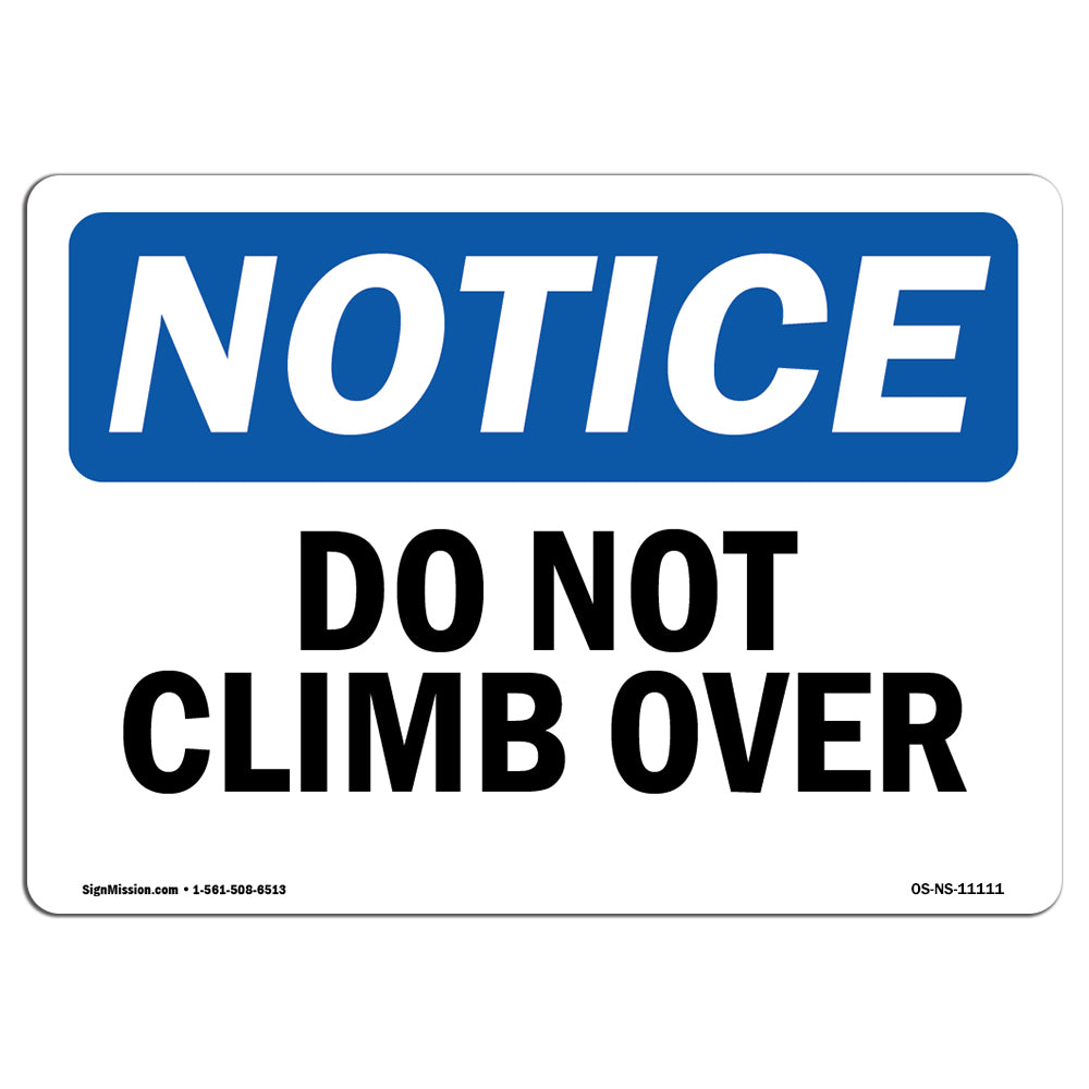 Do Not Climb Over