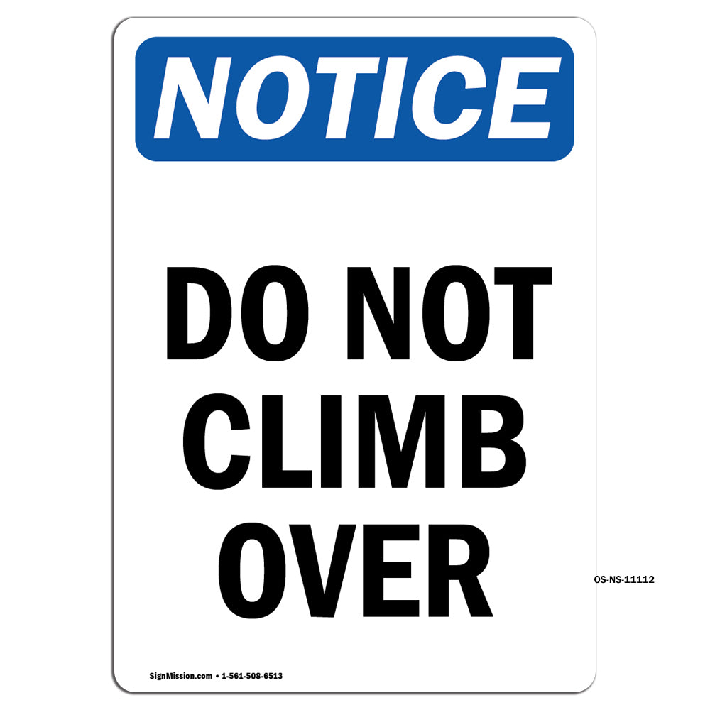 Do Not Climb Over