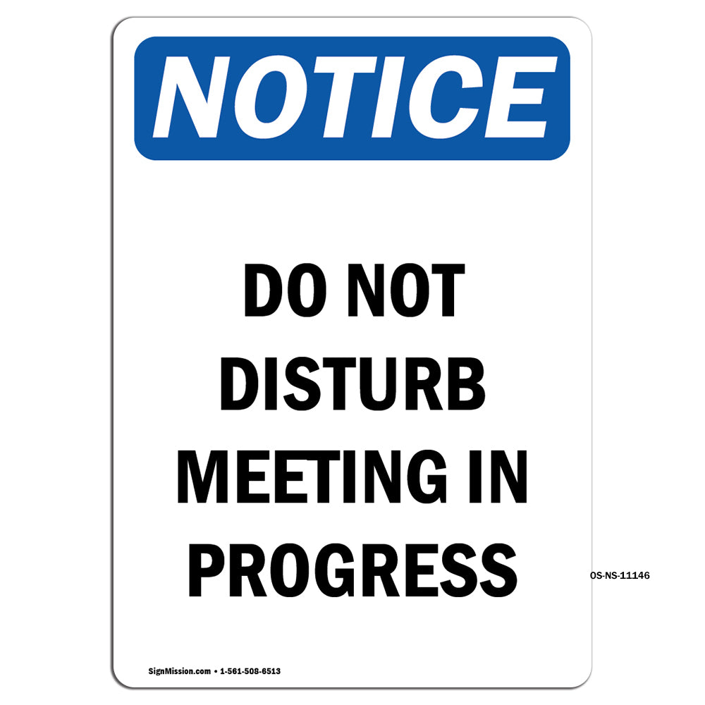 Do Not Disturb Meeting In Progress