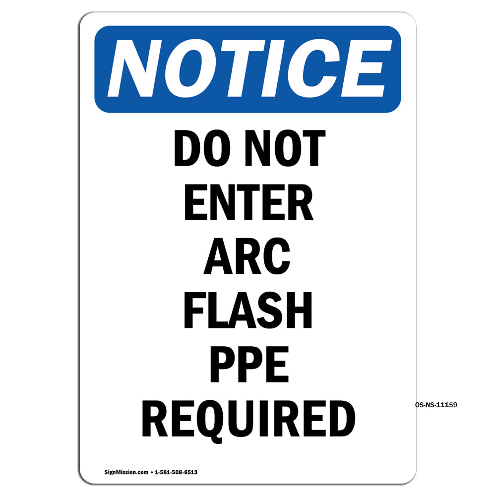 Do Not Enter Arc Flash PPE Required