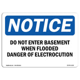 Do Not Enter Basement When Flooded Danger