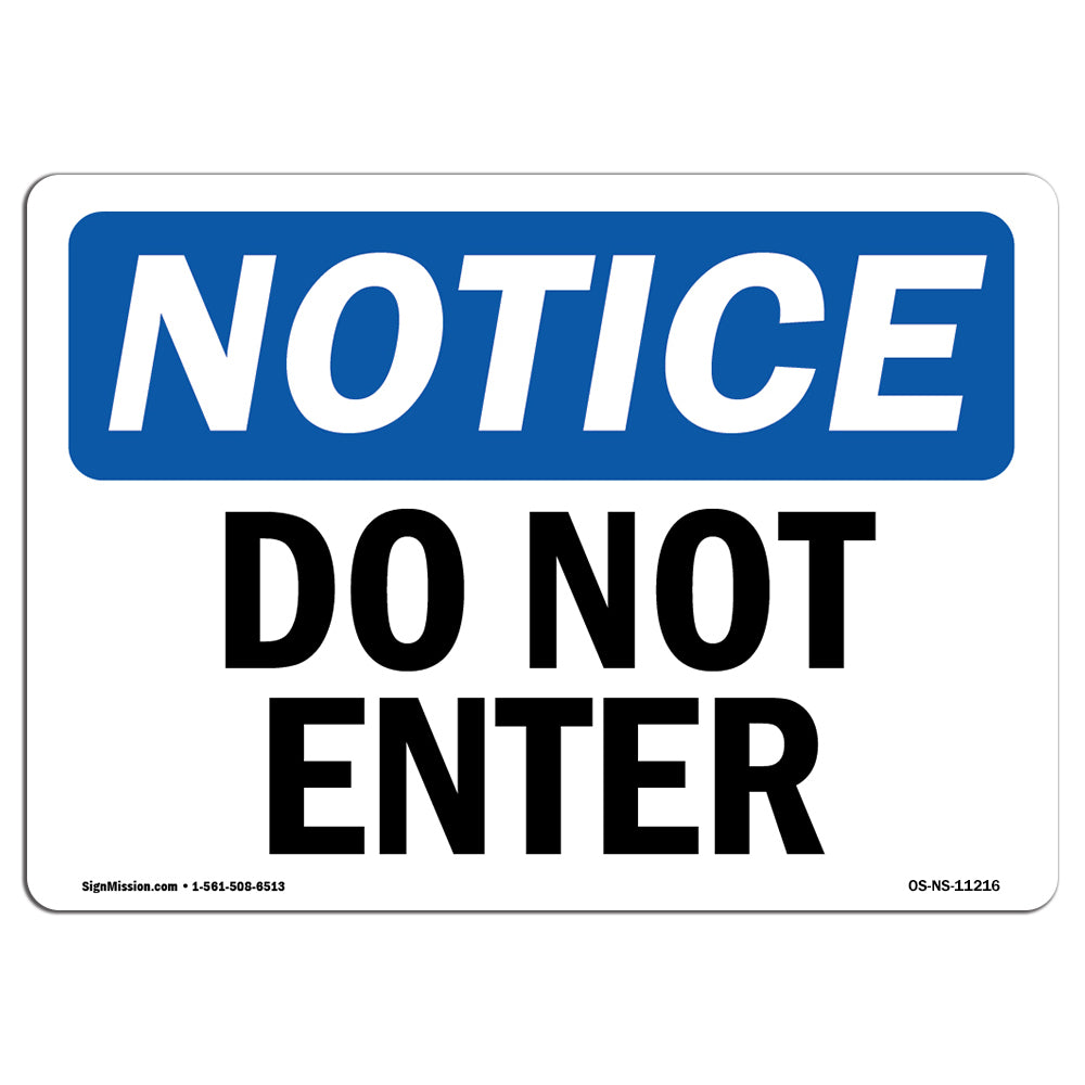 Do Not Enter Sign