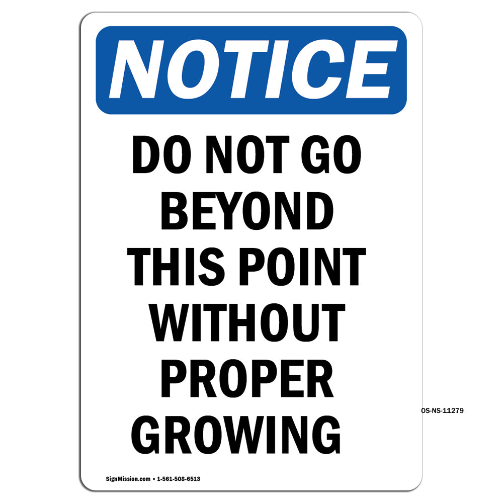 Do Not Go Beyond This Point Without Proper Gowning