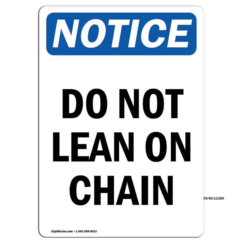 Do Not Lean On Chain