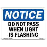 Do Not Pass When Light Is Flashing
