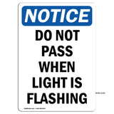 Do Not Pass When Light Is Flashing