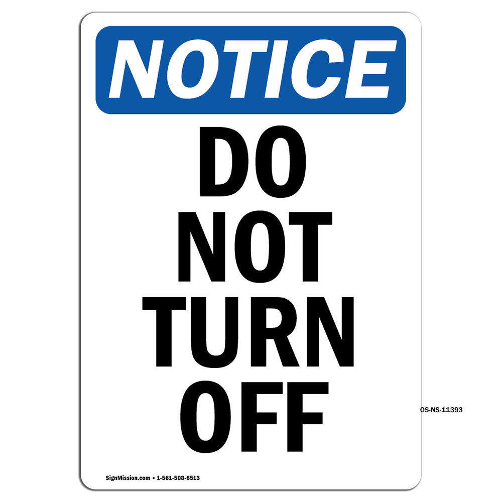 Do Not Turn Off