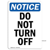 Do Not Turn Off
