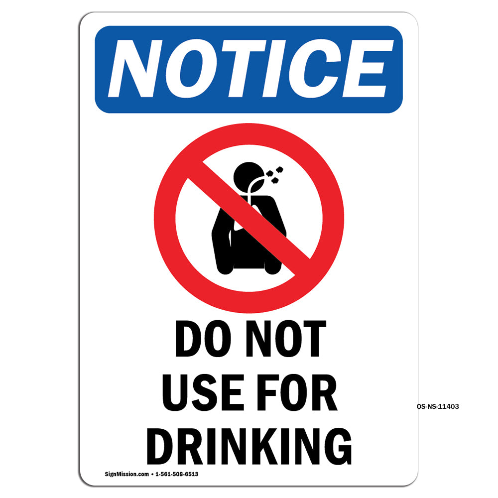 Do Not Use For Drinking