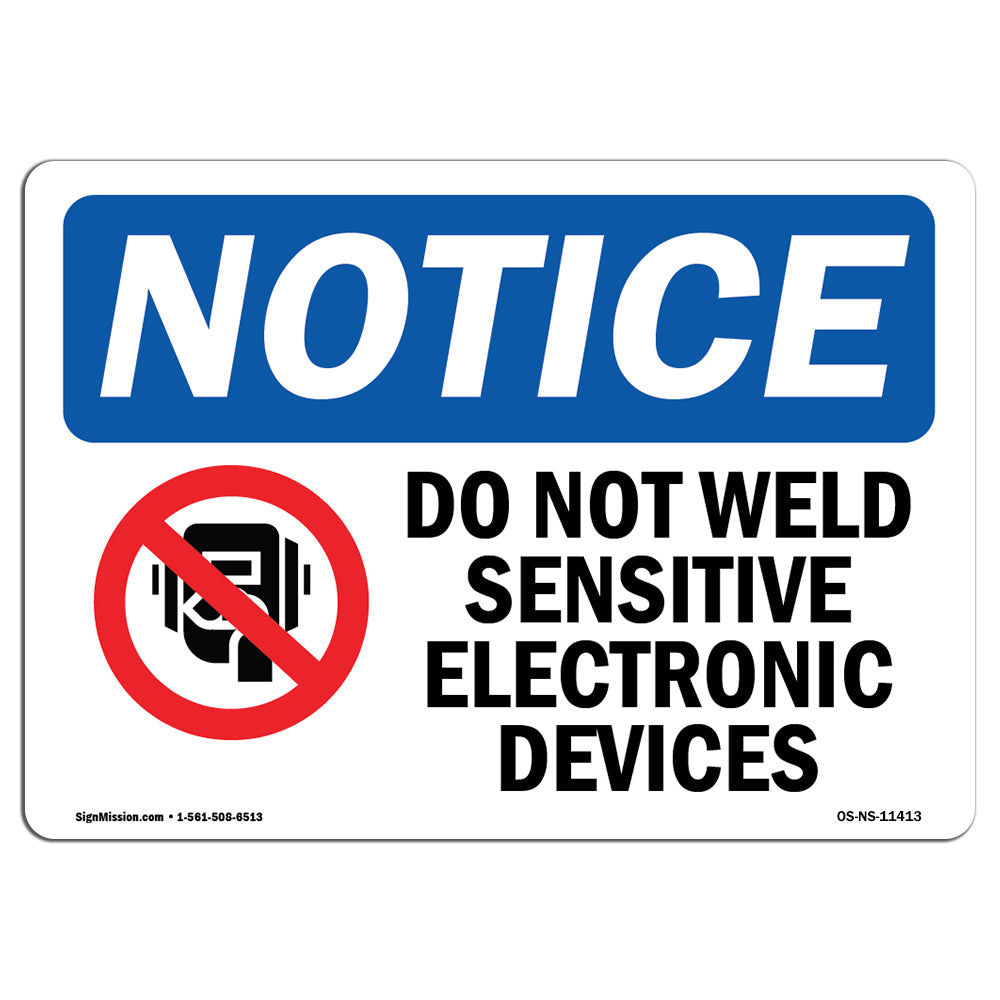 Do Not Weld Sensitive Electronic