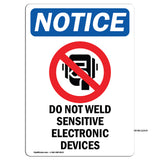 Do Not Weld Sensitive Electronic