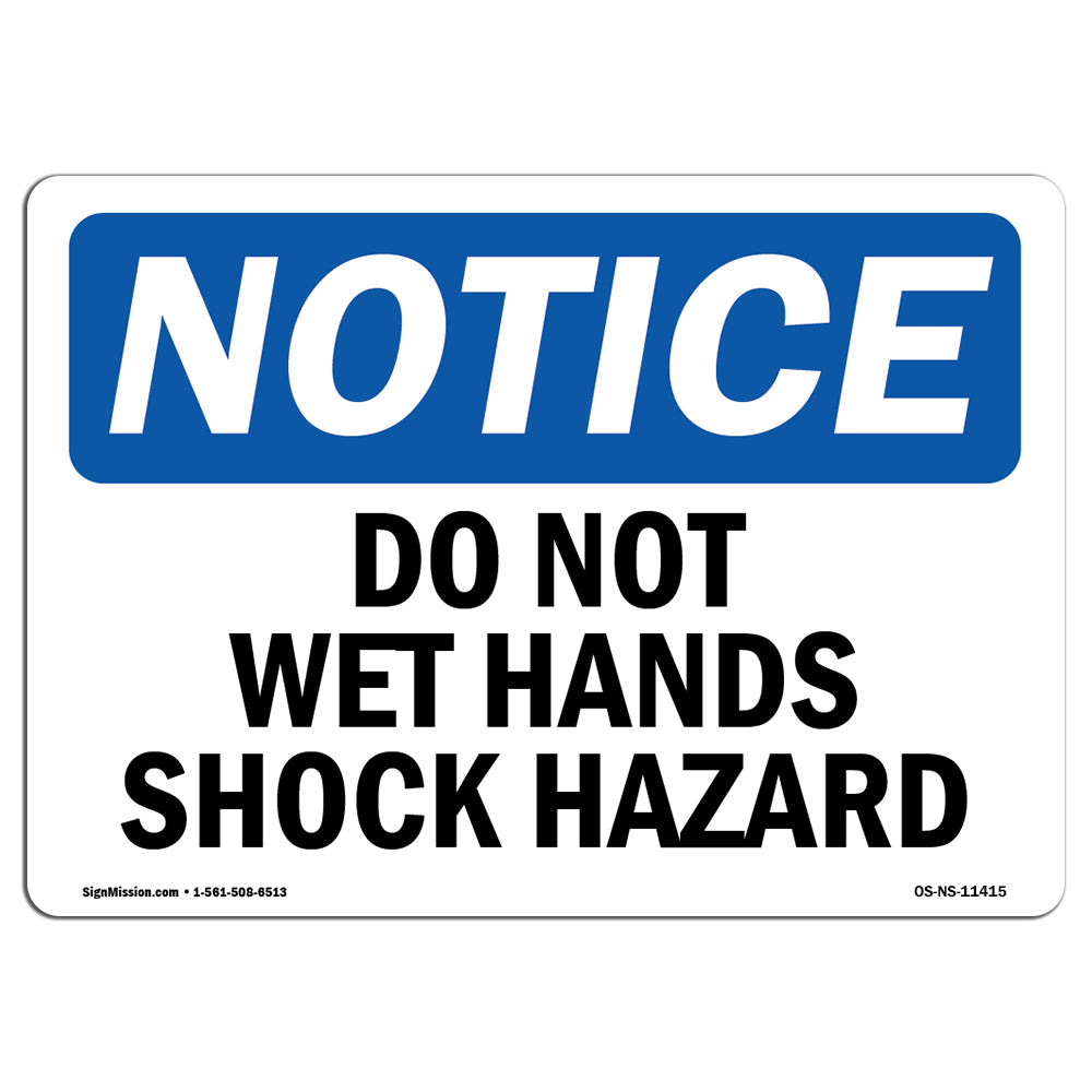 Do Not Wet Wash Shock Hazard