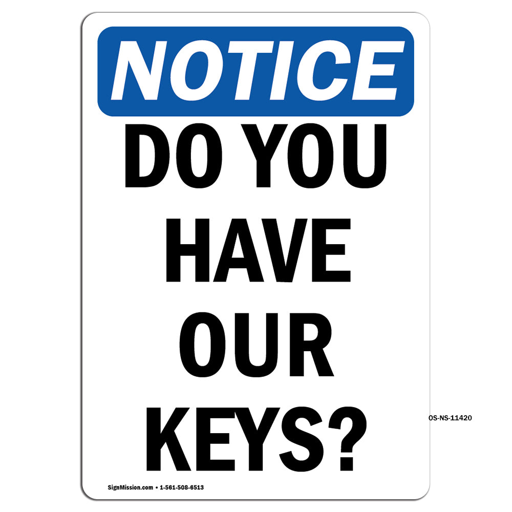 Do You Have Our Keys