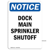 Dock Main Sprinkler Shutoff