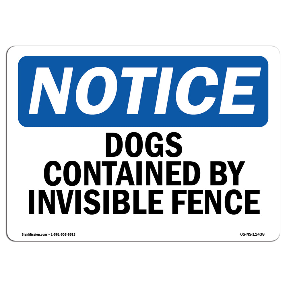 Dogs Contained By Invisible Fence
