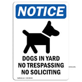 Dogs In Yard No Trespassing