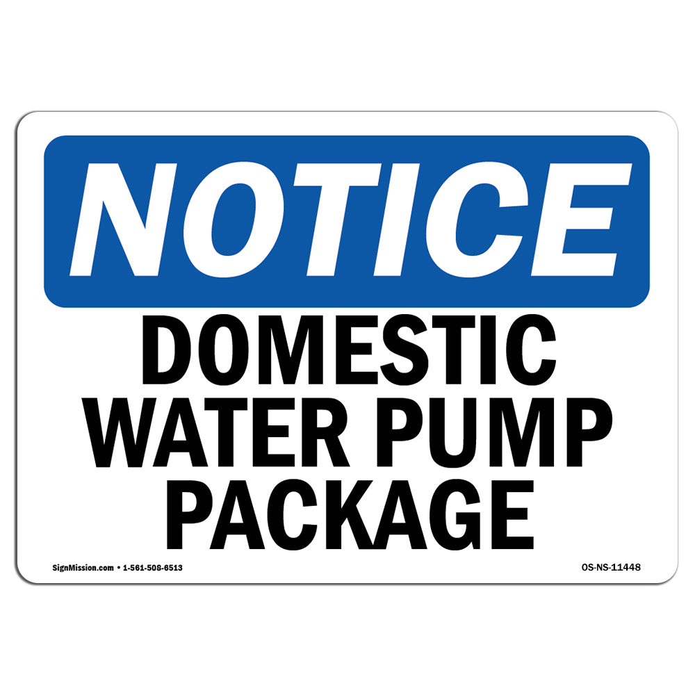 Domestic Water Pump Package