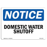 Domestic Water Shutoff