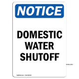 Domestic Water Shutoff