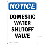 Domestic Water Shutoff Valve