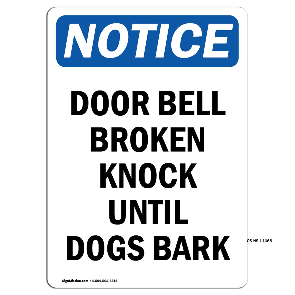 Door Bell Broken Knock Until Dogs Bark