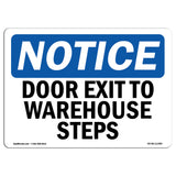 Door Exits To Warehouse Steps