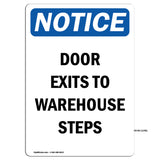 Door Exits To Warehouse Steps