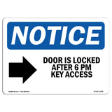 Door Is Locked After 6 Pm Key