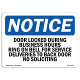 Door Locked During Business Hours Ring Bell